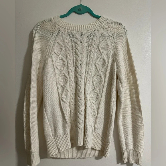 Lucky Brand White Sweater Small - Picture 1 of 3